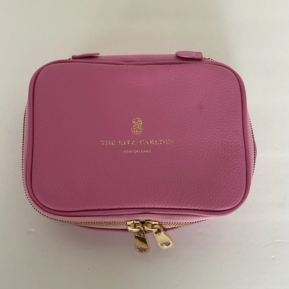 Boulevard Isabella Pink Leather Jewelry Case from The Ritz Carlton New Orleans